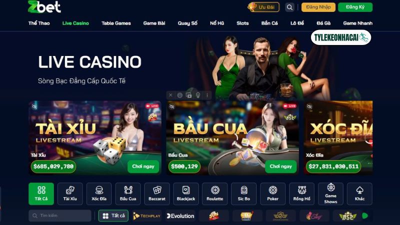 Sân chơi mang đến tỷ lệ cược ấn tượng