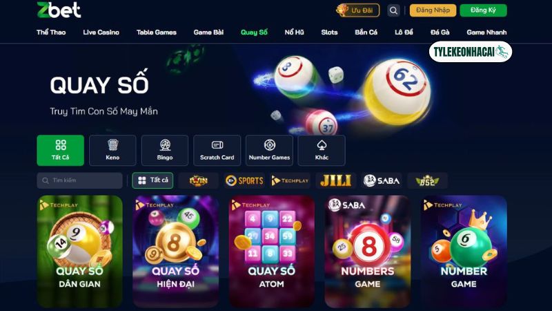 Thả ga quay số với nhiều loại hình đặc sắc