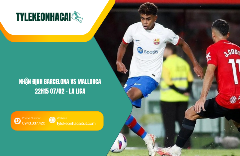 Đội hình dự kiến trước trận Barcelona vs Mallorca